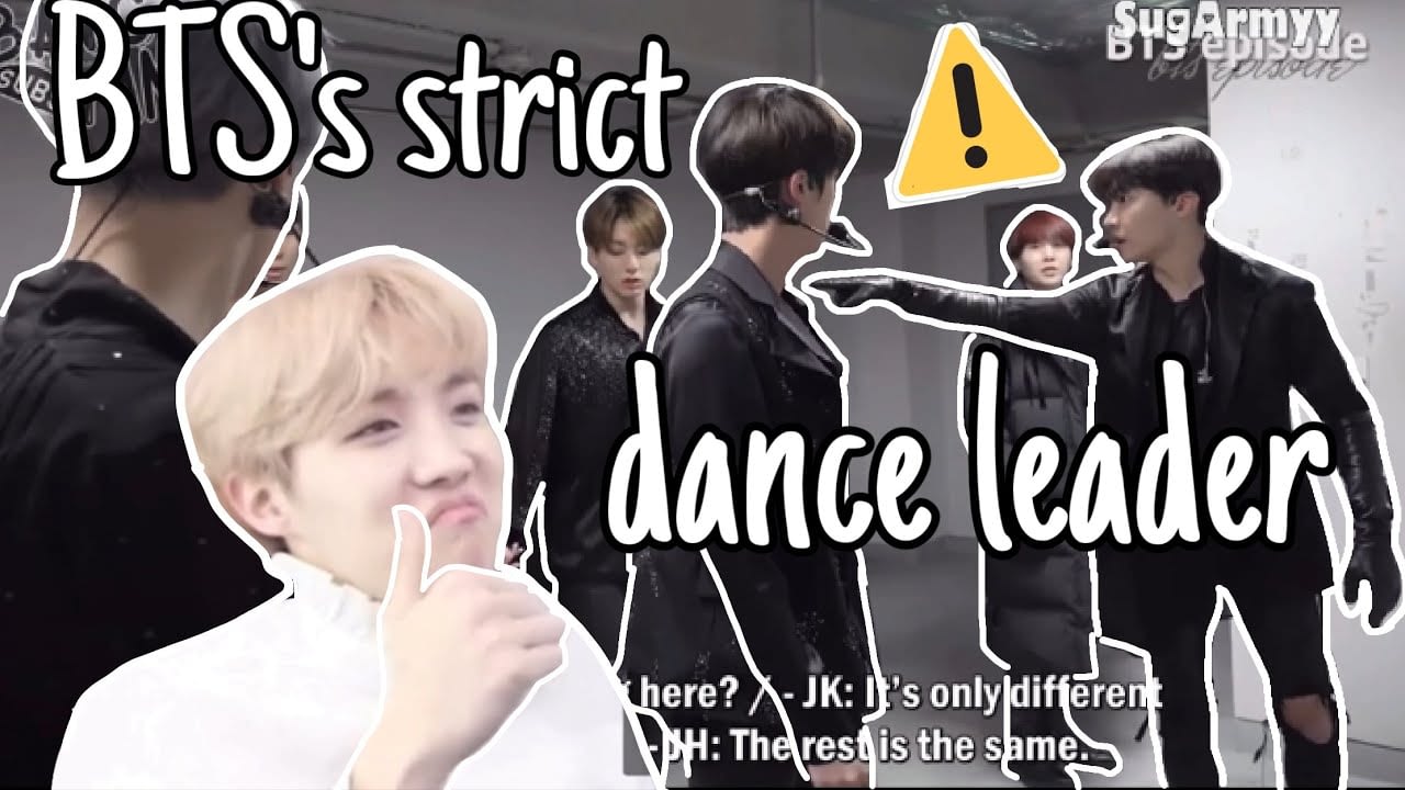 Saat Hobi beralih ke "mode guru tari"